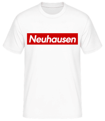 Neuhausen - Männer Basic T-Shirt - Weiß - Vorne