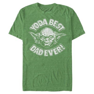 Star Wars - Yoda Best - Father's Day - Homme T-shirt - Vert chiné - Devant