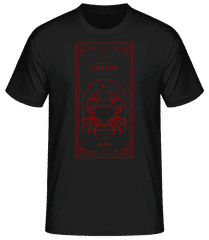 Art Deco Zodiac Sign Cancer · Men's Basic T-Shirt