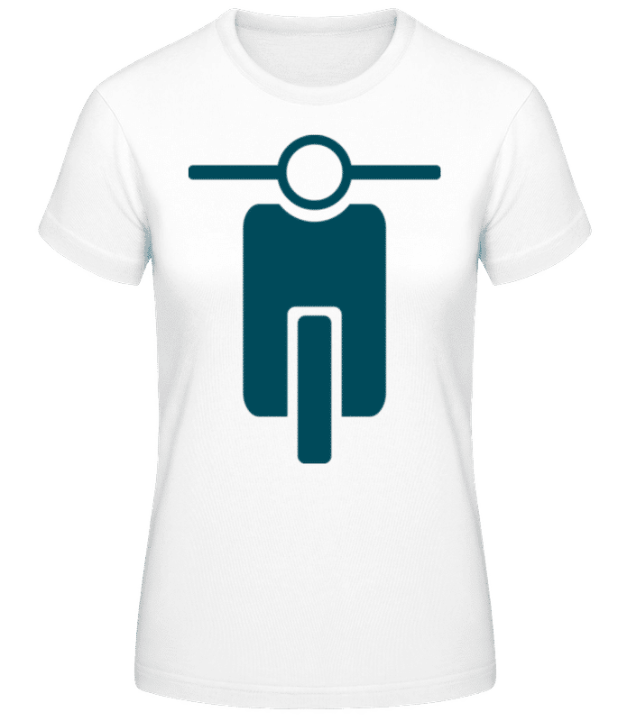 Aperçu: Biker Icon - T-shirt femme B&C - Blanc - Devant