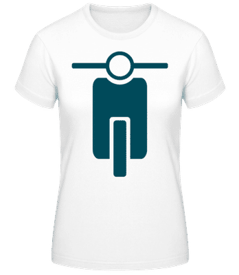 Biker Icon - T-shirt femme B&C - Blanc - Devant