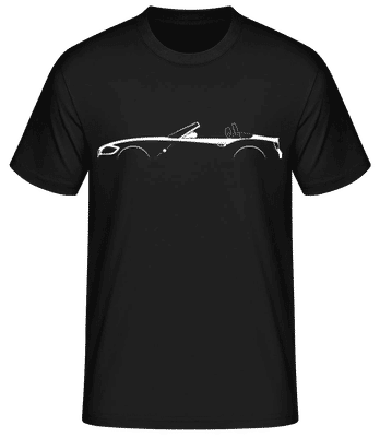 'BMW Z4 (E85)' Silhouette - Pánské basic tričko - Černá - Napřed