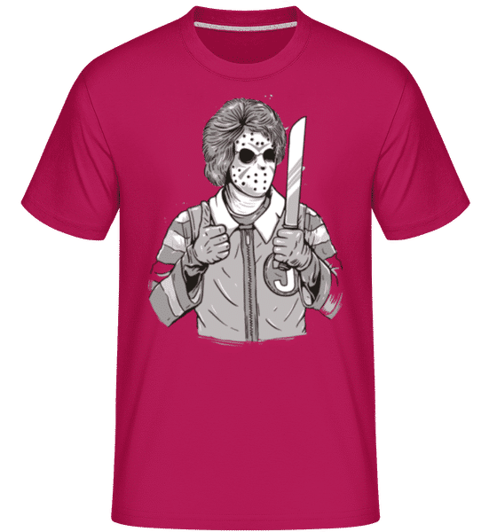 Aperçu: Clown Killer -  T-Shirt Shirtinator homme - Magenta - Devant