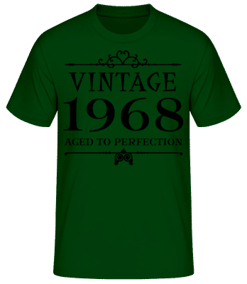 Vintage 1968 Perfection - Pánské basic tričko - Bottle green - Napřed