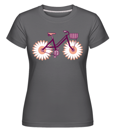 Bicycle -  Shirtinator Women's T-Shirt - Anthracite - Front