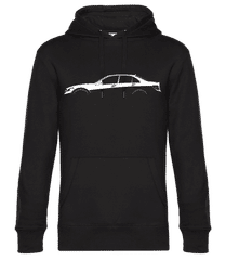 'Mercedes C-Class AMG W204' Silhouette · Men’s Standard Hoodie