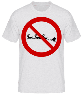 Anti Christmas - Men's Basic T-Shirt - Heather grey - Front