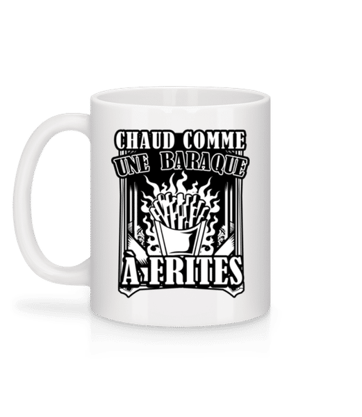 Aperçu: Comme Une Baraque À Frites - Mug en céramique blanc - Blanc - Derrière
