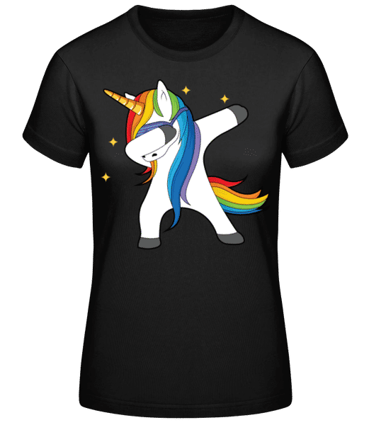 Aperçu: Party Licorne - T-shirt standard Femme - Noir - Devant