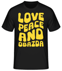 Love Peace Obazda · Pánské basic tričko
