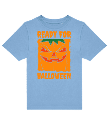 Ready For Halloween - Kinder T-Shirt B&C - Hellblau - Vorne