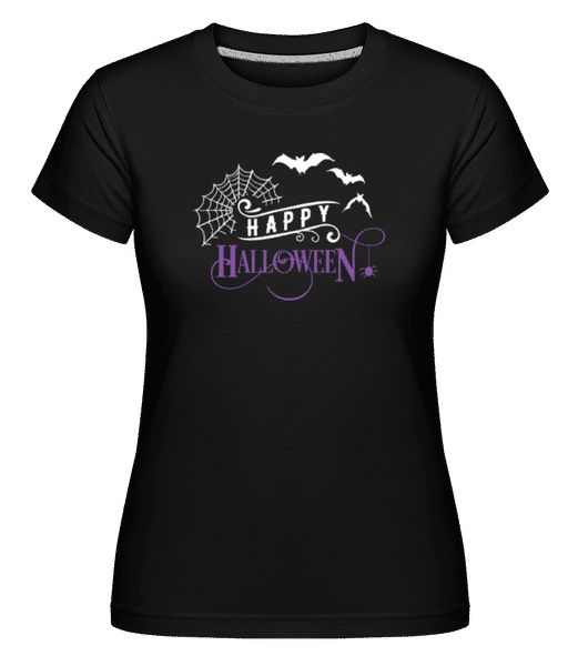 Aperçu: Happy Halloween 2 -  T-shirt Shirtinator femme - Noir - Devant