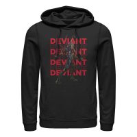 Marvel - Eternals - Deviant Repeating - Unisex Sudadera con capucha - Negro - delante