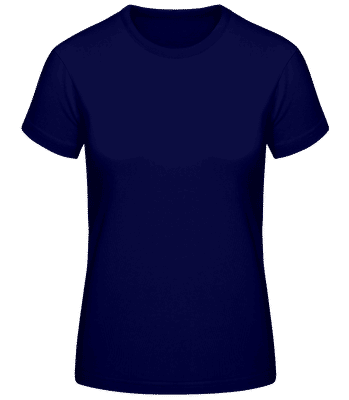 T-shirt femme B&C - Bleu marine - Devant