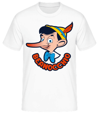 Beanocchio - Men's Basic T-Shirt - White - Front
