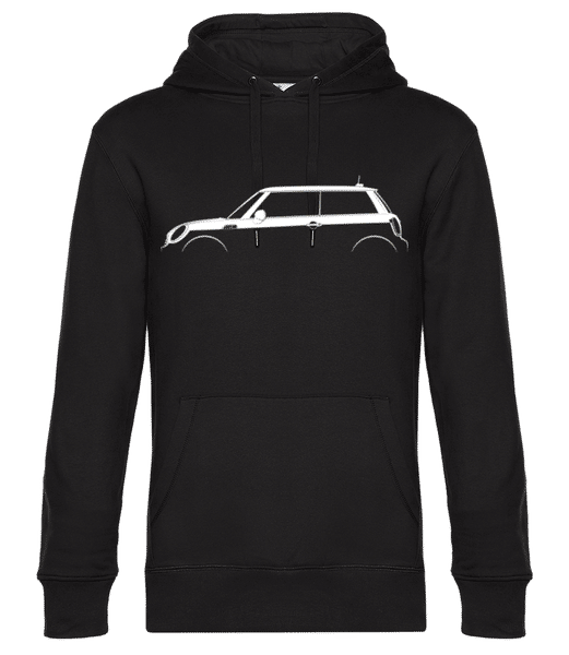 Preview: 'Mini Cooper (R56)' Silhouette - Men’s Standard Hoodie - Black - Front