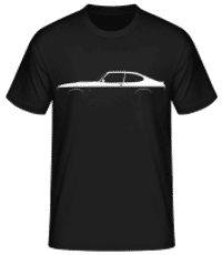 'Ford Capri Mk III' Silhouette - Men's Basic T-Shirt - Black - Front
