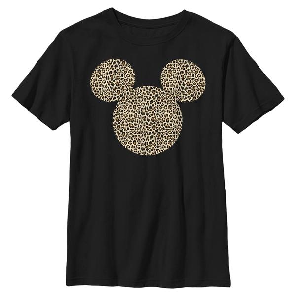 Aperçu: Disney Classics - Mickey Mouse - Mickey Mouse Animal Ears - Enfant T-shirt - Noir - Devant
