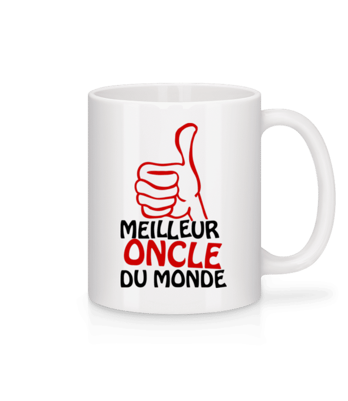 Aperçu: Meilleur Oncle Du Monde - Mug en céramique blanc - Blanc - Devant