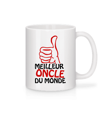 Meilleur Oncle Du Monde - Mug en céramique blanc - Blanc - Devant