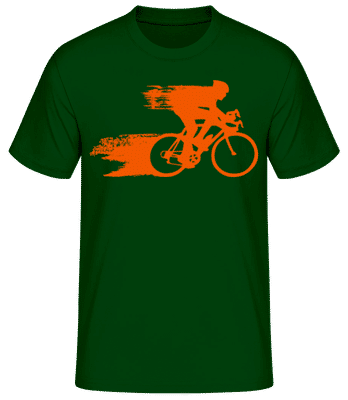 Cyclist - Männer Basic T-Shirt - Flaschengrün - Vorne