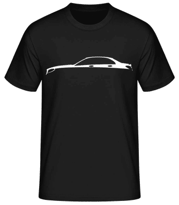'Mercedes-AMG C63 S (W205)' Silhouette - Men's Basic T-Shirt - Black - Front