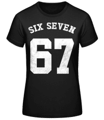 67 Six Seven College Type · Women's B&C T-Shirt