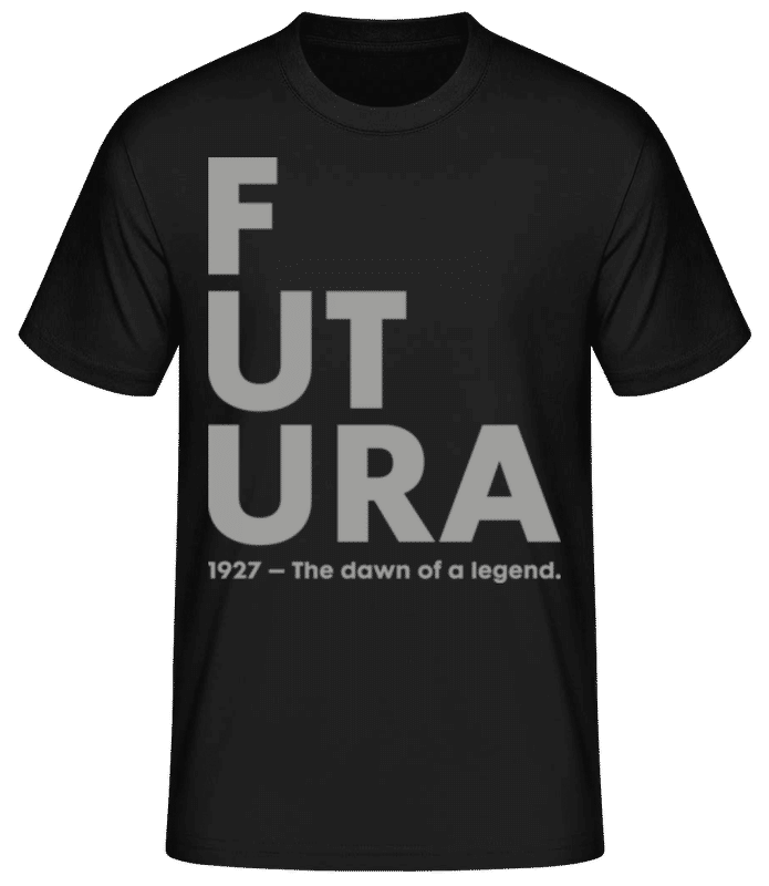 Vorschau: Futura The Dawn Of A Legend - Männer T-Shirt B&C - Schwarz - Vorne