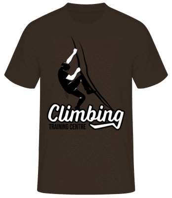 Climbing Training Centre White - Camiseta para hombre B&C - Marrón - delante