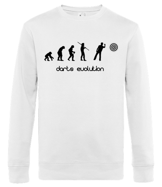 Aperçu: Darts Evolution - Sweat-shirt standard pour homme - Blanc - Devant