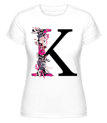 Fleurs Initiale K ·  T-shirt Shirtinator femme