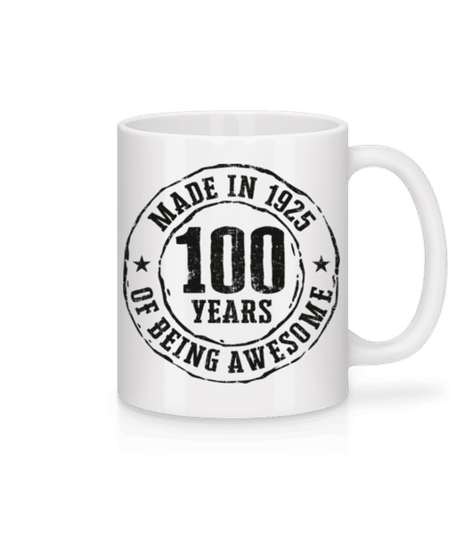 Aperçu: Made In 1925 - Mug en céramique blanc - Blanc - Devant