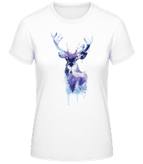 Cerf Artistique · T-shirt standard Femme