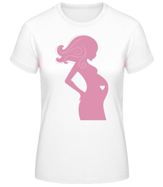 Aperçu: Amour Enceinte - T-shirt standard Femme - Blanc - Devant