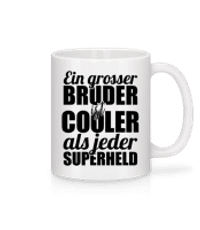 Großser Bruder Superheld - Tasse - Weiß - Vorne