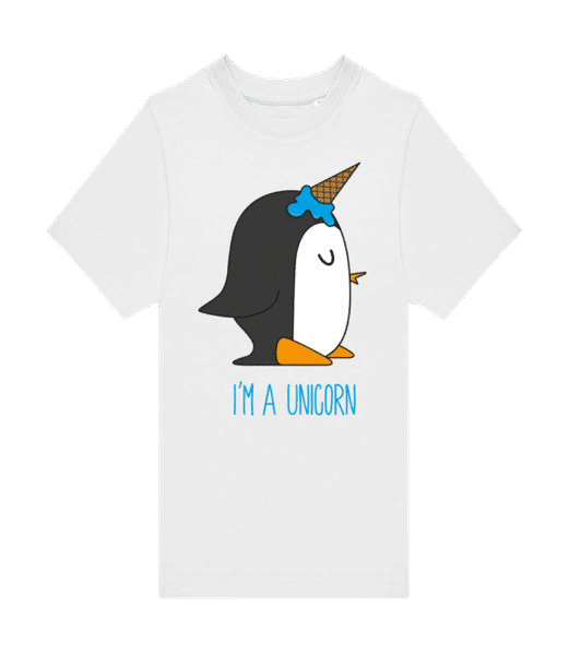 Aperçu: I´M A Unicorn - T-shirt homme B&C - Blanc - Devant