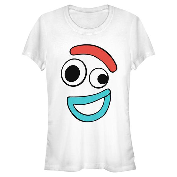 Preview: Pixar - Toy Story - Forky Big Face Smiling - Women's T-Shirt - White - Front