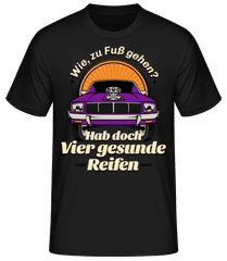 Vier Gesunde Reifen · Männer Basic T-Shirt