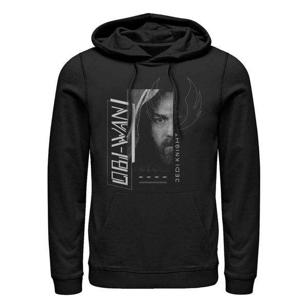Aperçu: Star Wars - Obi-Wan Kenobi - Obi-Wan Kenobi Jedi Knight Portrait - Unisex Sweat à capuche - Noir - Devant