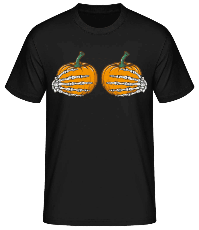 Vorschau: Boobkin - Männer Basic T-Shirt - Schwarz - Vorne