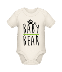 Baby Bear - Organic Baby Body - Cream - Front