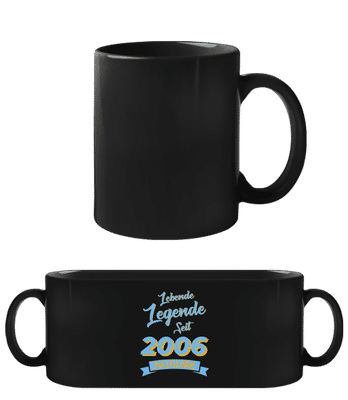 20 Lebende Legende 2005 - Schwarze Tasse - Schwarz - Vorne