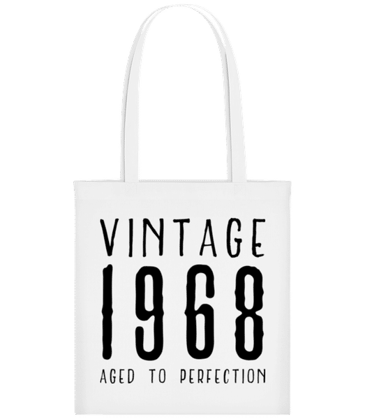 Aperçu: Vintage 1968 Aged To Perfection - Tote Bag - Blanc - Devant