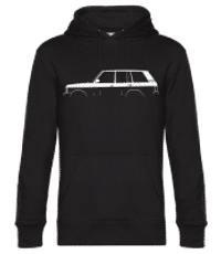 'Range Rover (1986)' Silhouette - Sudadera estándar para hombre - Negro - delante