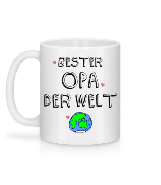 Vorschau: Bester Opa Der Welt - Tasse - Weiß - Hinten