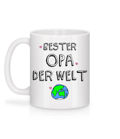Bester Opa Der Welt - Tasse - Weiß - Hinten