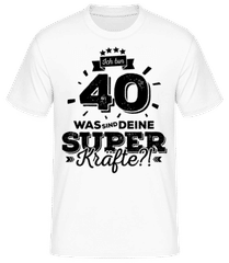 Ich Bin 40 - Superkräfte · Männer Basic T-Shirt