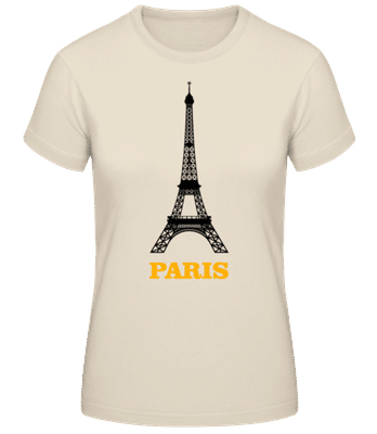 Paris Skyline 2 - Women's B&C T-Shirt - Cream - Front