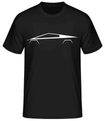 'Tesla Cybertruck' Silhouette · Men's Basic T-Shirt