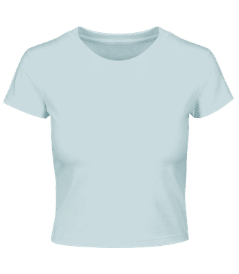 Krátké tričko - Světle modrá - Napřed